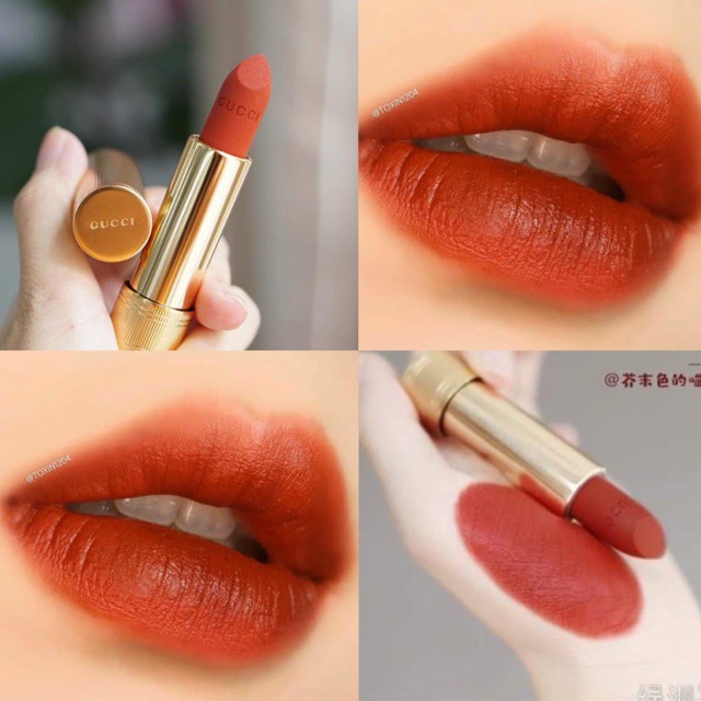 Son Gucci 25 Limited Rouge Matte Lipstick, Son Kem Gucci Hàng Chính Hãng Full Size