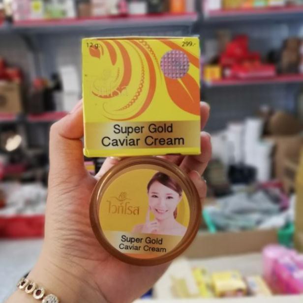 Bộ 12 Hộp Kem Dưỡng Trắng Da Cao Cấp Face Super Gold Caviar Thái Lan