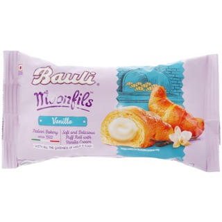 Bánh sừng bò Bauli Moonfils kem Vani 45G Croissant