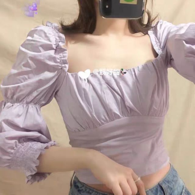 Áo crotop - ORDER TAOBAO - Freesize