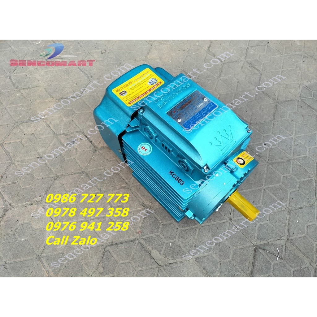 Motor- động cơ điện 4.7hp  lắp cho mọi loại máy móc chính hãng Toàn Phát