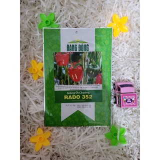 Hạt giống ớt chuông rạng đông rado 352