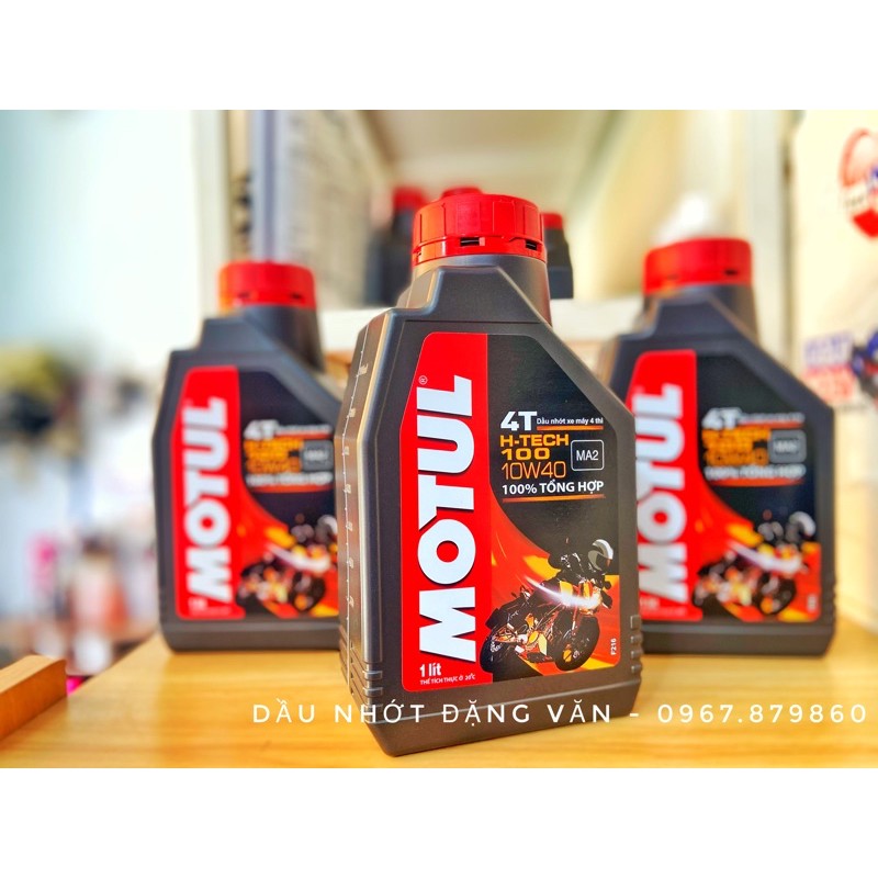 Dầu Nhớt Motul HTech 100 10W40 100% Tổng Hợp hàng chính hãng Motul Việt Nam