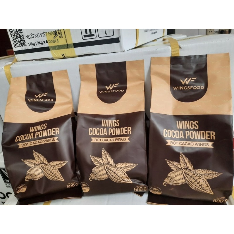 Bột cacao nguyên chất Wings 500g