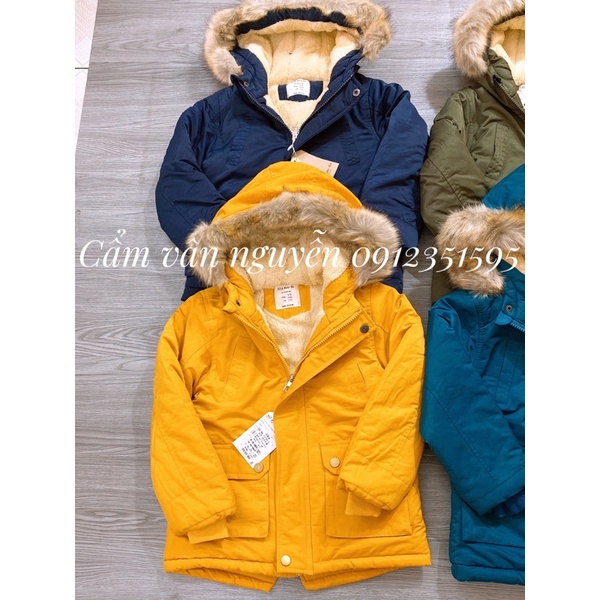 Áo Parka Trung Quốc xuất khẩu cho bé(17-33kg)