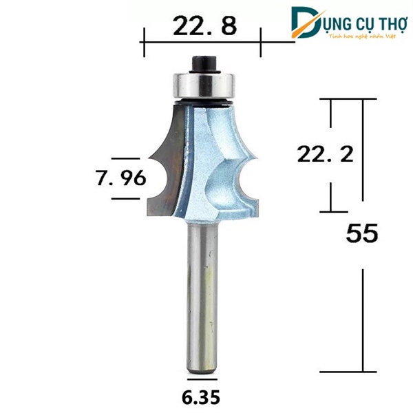 Mũi soi chỉ tơ Tideway LC0907 cốt 6,35mm chuyên dùng soi chân ghế, soi chỉ tủ bàn