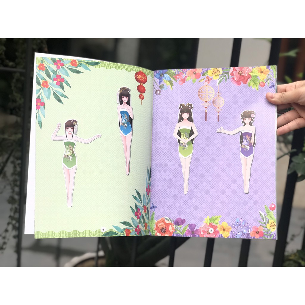 SÁCH - COMBO Dán hình trang phục công chúa ( 6 TẬP )