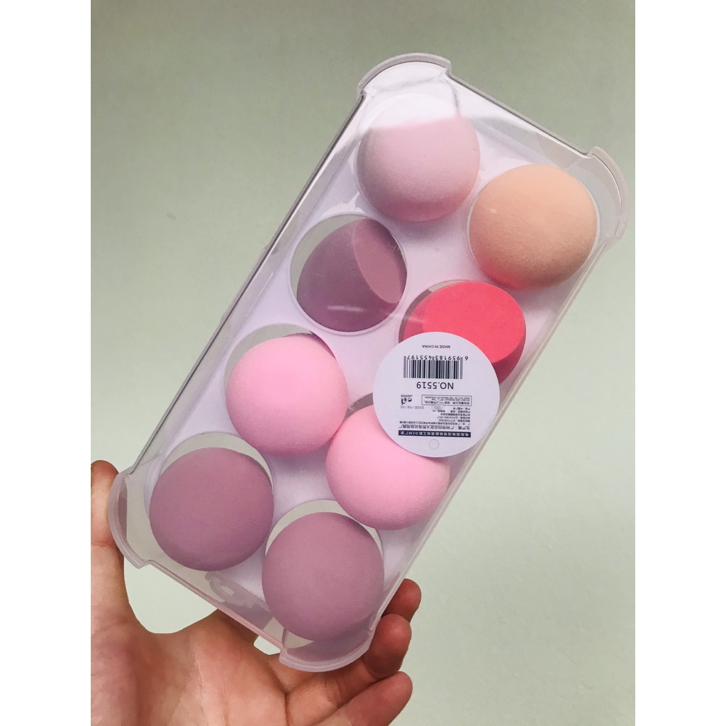 Bông phấn hình hồ lô mềm mịn mềm tách sét hộp | BigBuy360 - bigbuy360.vn