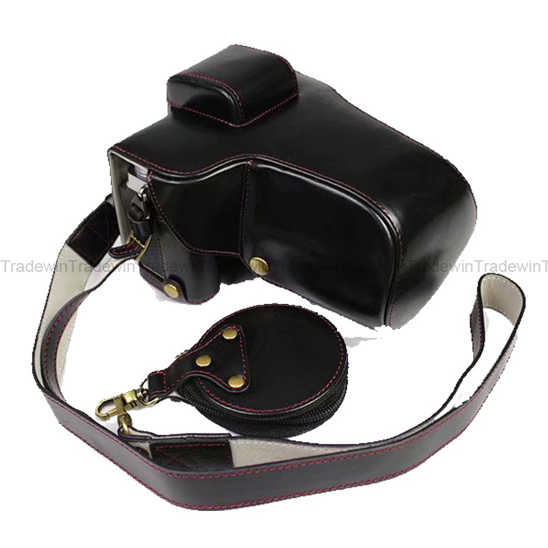 Sang Trọng Túi Da Đựng Ống Kính Máy Ảnh Fujifilm X-T4 Xt4 Với 18-135mm / Xf10-20Mm Lens / Xf16-80Mm / 16-55mm