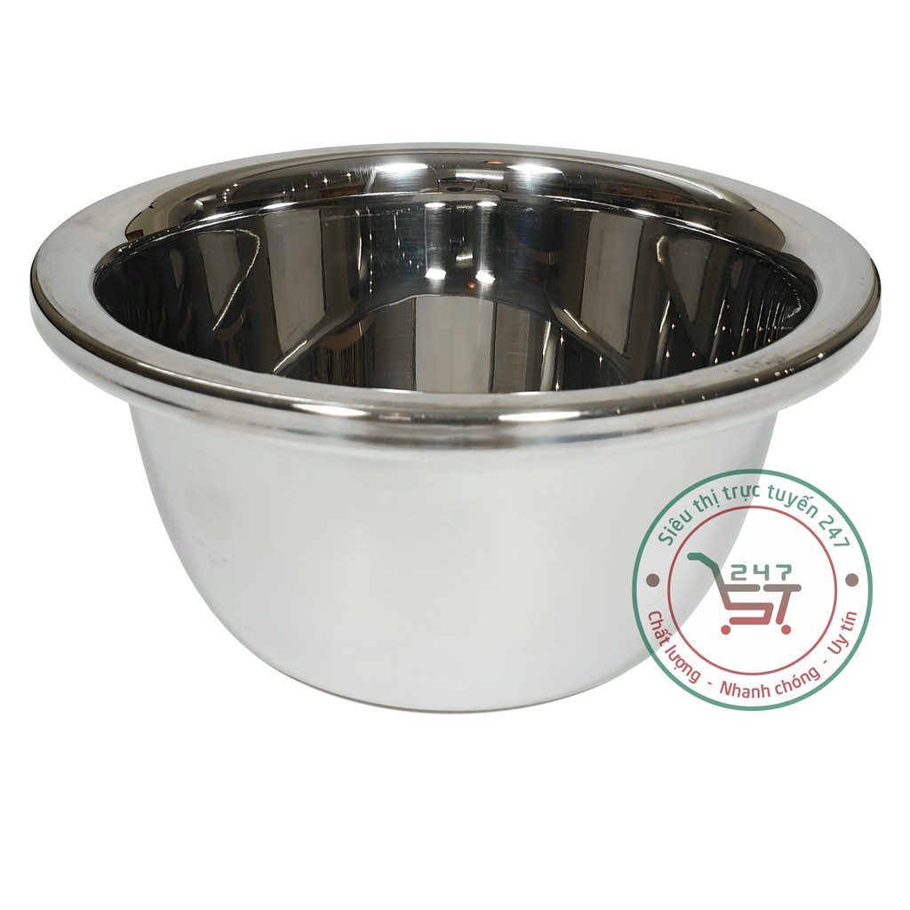 Thau trộn inox sâu dày cao cấp