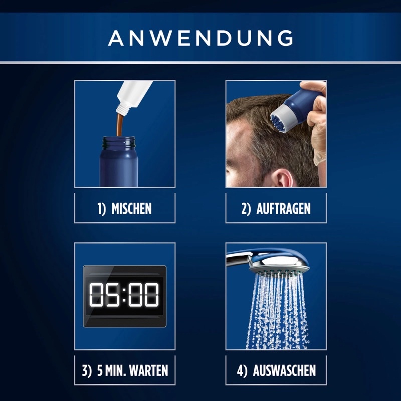 Thuốc nhuộm tóc phủ bạc dành cho Nam Schwazkopf Men Perfect 80 - Nâu đen