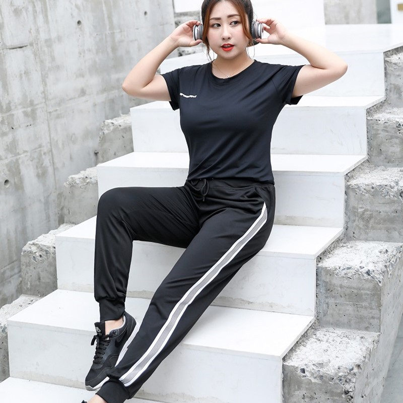 (HOT) (HOT) [ BIG SIZE ] Quần Jogger Nữ - Quần Thể Thao Ống Rộng Co Giãn Phong Cách Hàn Quốc -giá rẻ -giá rẻ