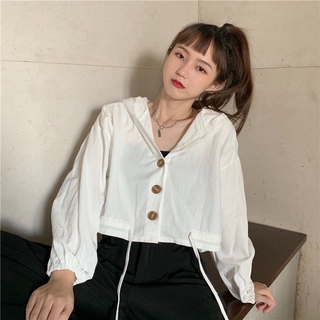 [SẴN] Áo khoác nữ croptop Ulzzang AKV4