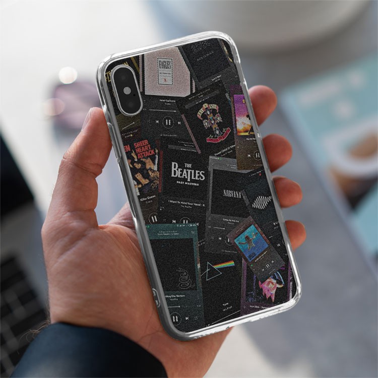 Ốp lưng iphone silicon chống bẩn The Beatles NIVARDA MUSIC  cho các dòng IP 5 trở lên PAP20210166