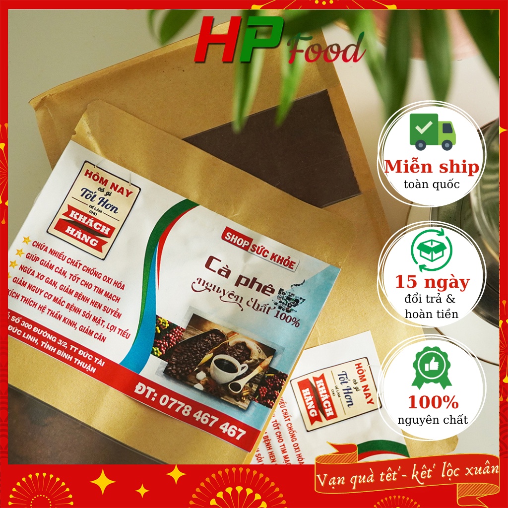 Cà Phê Rang Xay Nguyên Chất (500g) - Cafe HP FOOD | BigBuy360 - bigbuy360.vn