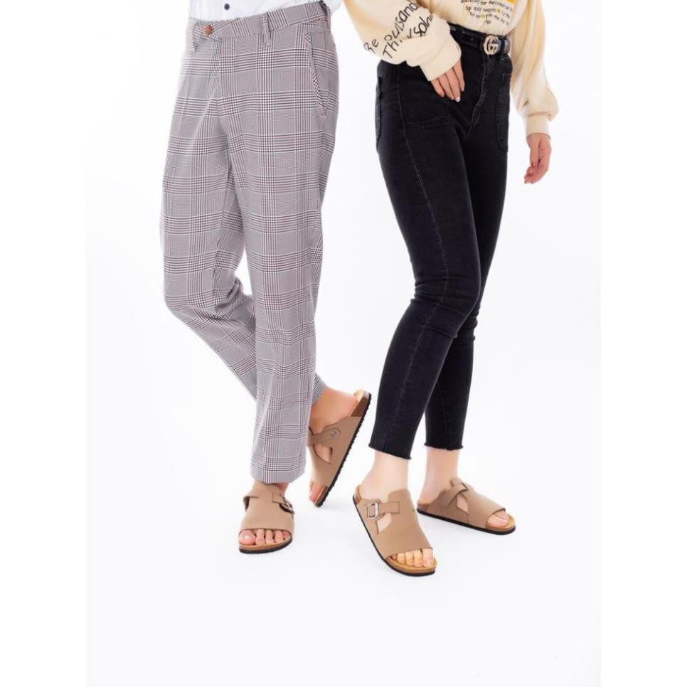 [DA BÒ THẬT] D08 - Dép quai chéo xỏ ngón Bioline hàng xuất dư dành cho nam nữ | BigBuy360 - bigbuy360.vn