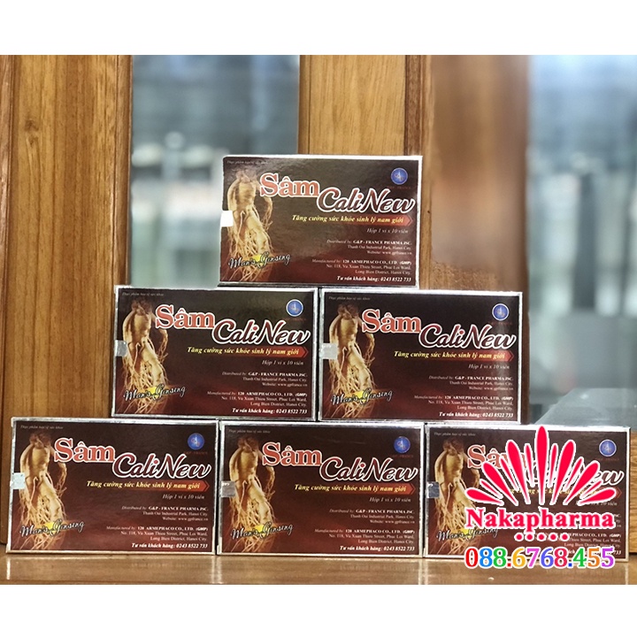 Sâm Calinew Caliperu G&P - Giúp kéo dài thời gian quan hệ, ngừa xuất tinh sớm, giảm ham muốn - Cali New Peru GP