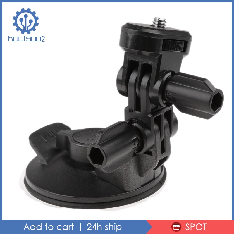 [KOOLSOO2]Car Suction Cup Adapter Window Glass Base Mount for Sony Action Cam Camera