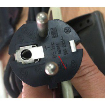 Dây Nguồn IEC C15 Schuko Volex M2511 Length 2.5M