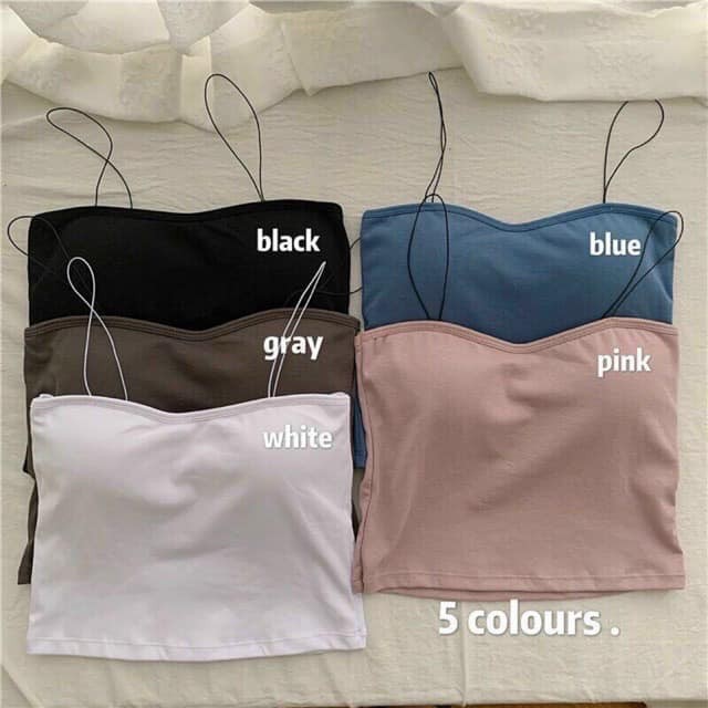 [Mã WASKT410K giảm 10K đơn 50K] ÁO 2 dây ĐỆM NGỰC DÂY BÚN (Kèm ảnh thật,video) | BigBuy360 - bigbuy360.vn