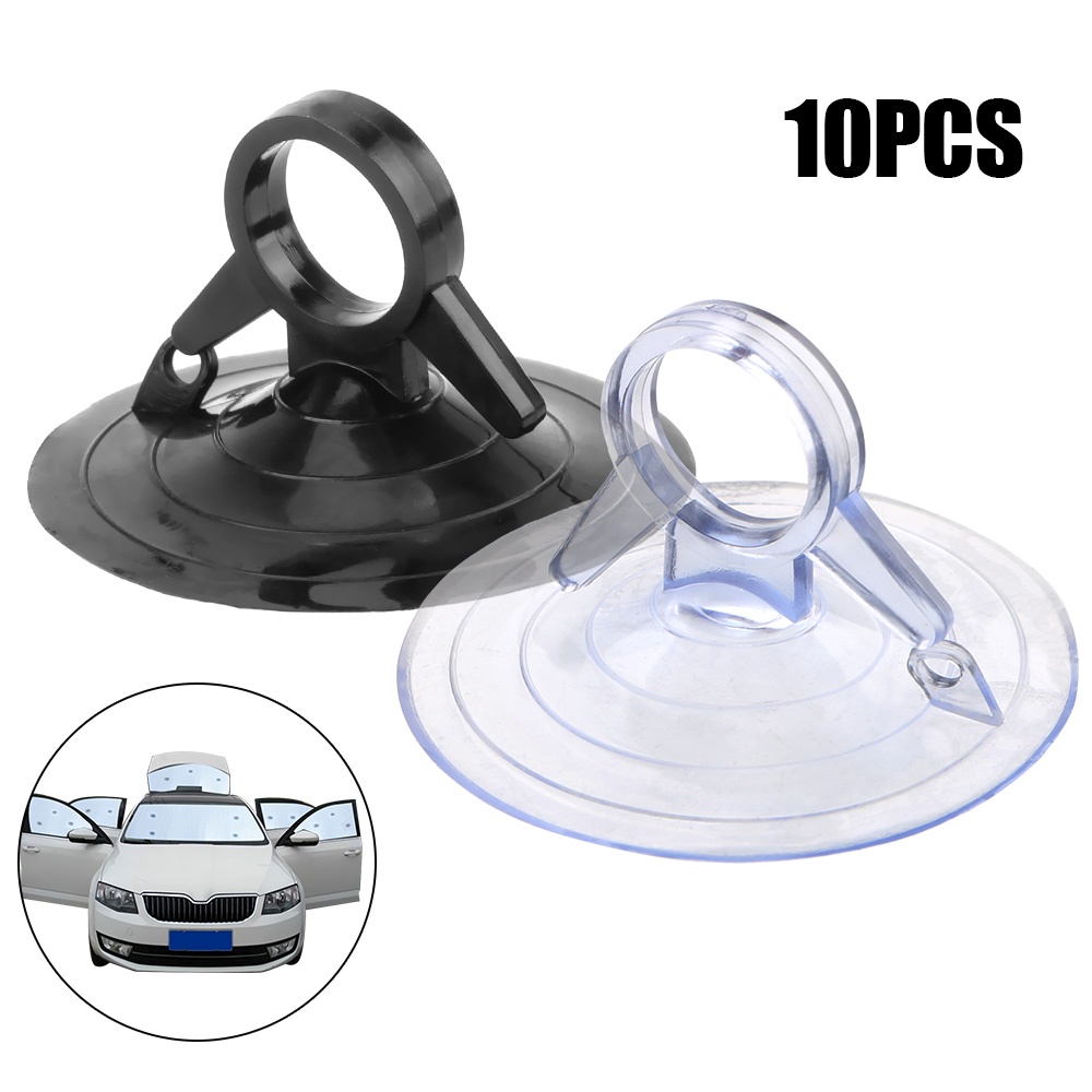 Set 10 Giác Hút Che Nắng Đường Kính 45mm Bằng PVC Bền Chắc Tiện Dụng Cho Xe Hơi