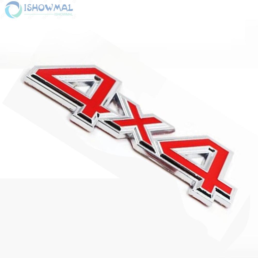 Metal 4x4 Car Sticker Emblem Offroad SUV Tail Labels 4 Drive AWD Badge