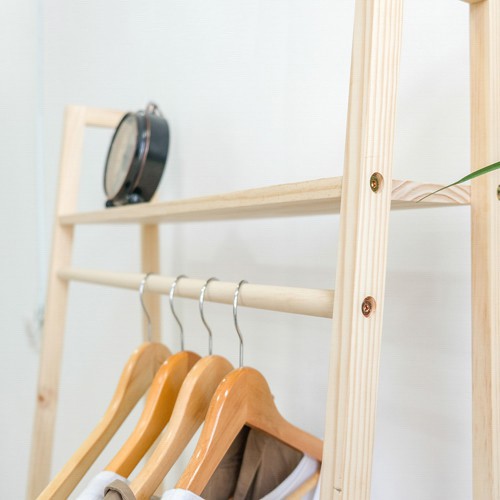Giá Treo Quần Áo 2 Ngăn NAVARO - Ladder Hangger Gỗ Thông Nhập Khẩu - Sản phẩm Decor Phòng Ngủ Nội Thất Kiểu Hàn Quốc | BigBuy360 - bigbuy360.vn