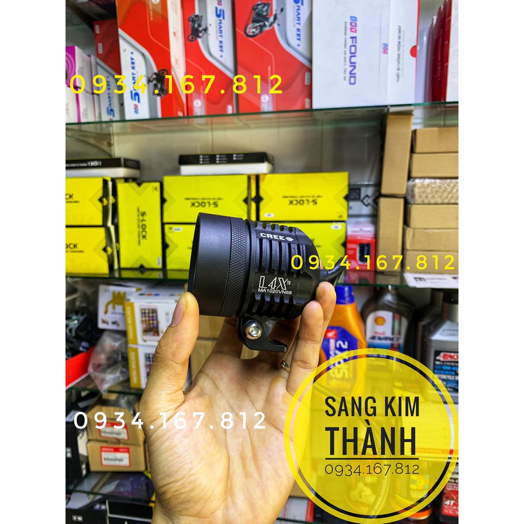 Đèn Trợ Sáng L4X Cree Ánh Kính Tím Chuẩn Loại 1