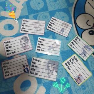 (Có in theo yêu cầu) Nhãn vở Trần Tình Lệnh, Ma Đạo Tổ Sư, Vương Nhất Bác, Tiêu Chiến