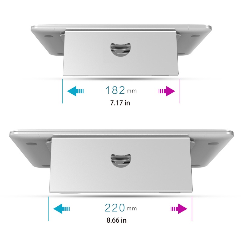 Giá Đỡ Laptop Bằng Nhôm Chống Trượt Cách Nhiệt Tiện Dụng Cho PC