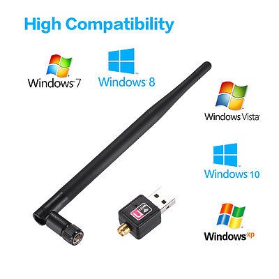 Bộ thu wifi cực mạnh dành cho máy tính và laptop tốc độ 150Mb có ăng ten 802.II