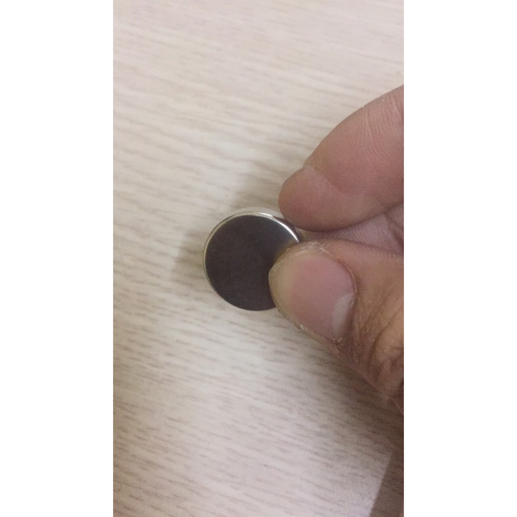 [Xả Kho Giá Xưởng] Nam châm viên trắng đất hiếm 20x5mm, loại nam châm viên lực hút siêu mạnh