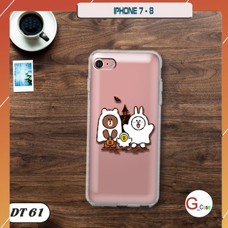 Ốp lưng dẻo trong in hình cho IPhone 7/ IPhone 8
