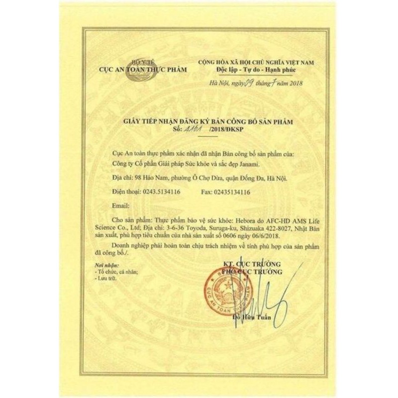 Hebora viên uống tỏa hương thơm tự thân Nhật Bản | Thế Giới Skin Care