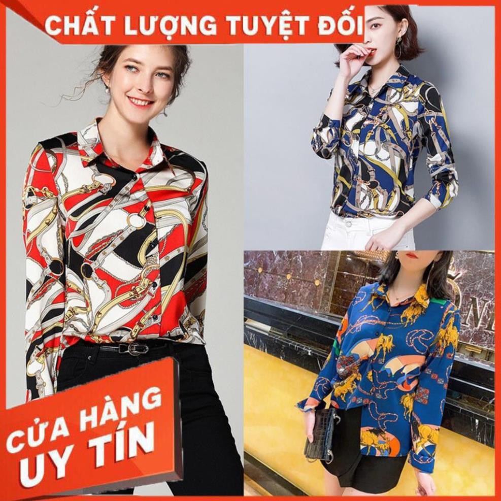 Áo sơ mi ulzzang dáng dài họa tiết khối màu dọc vàng kiểu retro