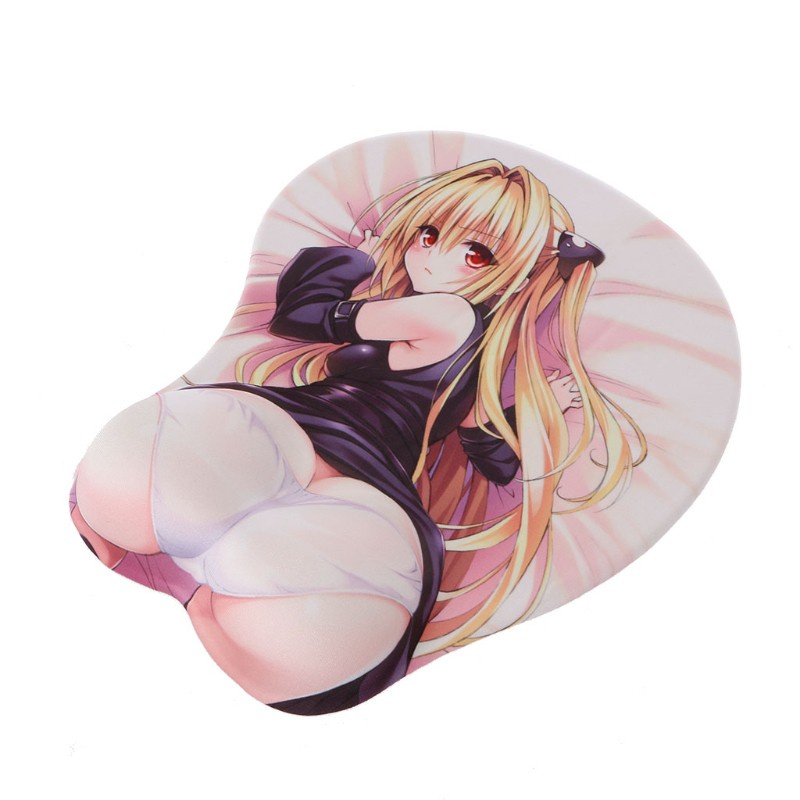 btsg Creative Cartoon Anime 3D Sexy Beauty Hips Silicone Mouse Pad Wrist Rest Support