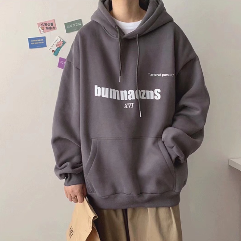 Áo hoodie Thể Thao Dáng Rộng Thoải Mái In Chữ Phong Cách Hàn Quốc Thời Trang Cho Nam Và Nữ Size M-5XL