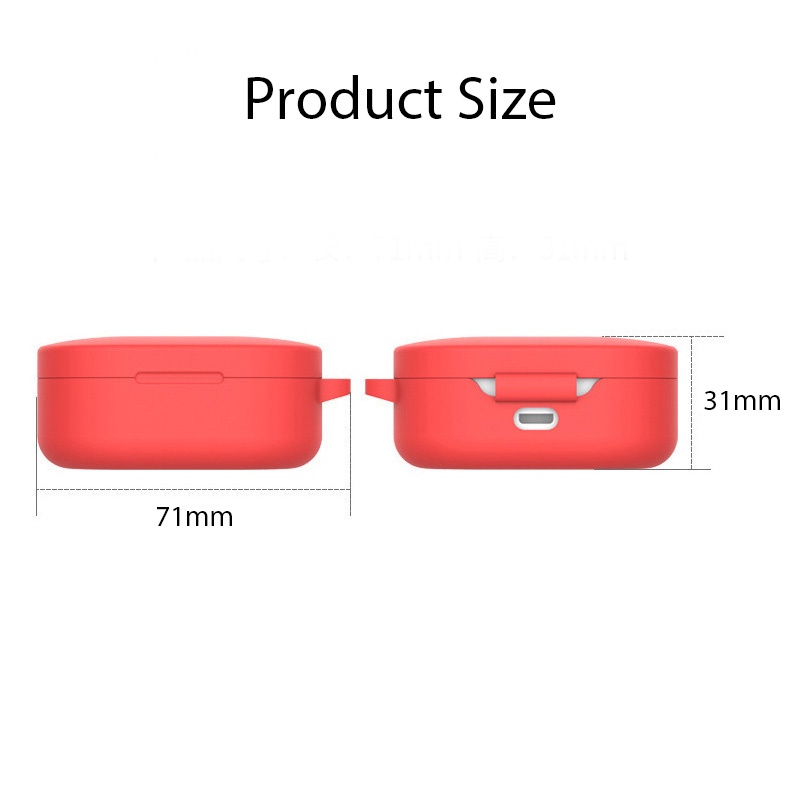 Vỏ Bảo Vệ Hộp Sạc Tai Nghe bluetooth xiaomi / e6s / a6s Bằng Silicon Thời Trang Sang Trọng Cho xiaomi redmi airdots