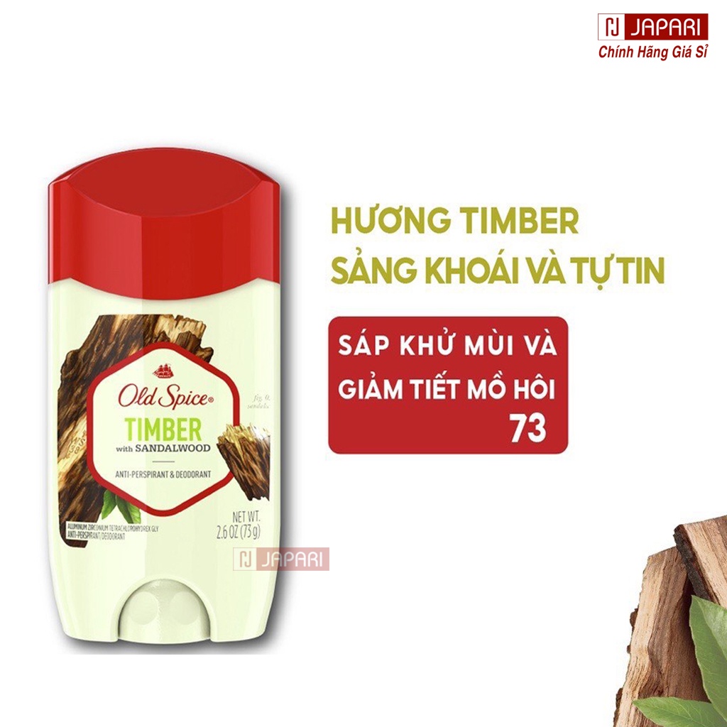 Lăn Khử Mùi Old Spice CHÍNH HÃNG Của Mỹ - Sáp Lăn Nách Old Spice Khử Mùi Cơ Thể Cho Nam Nữ - Lăng Nách Japari