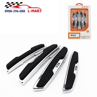 Bộ 4 miếng dán ốp cửa chống va đập KCA hàn quốc chống xước cho ô tô, xe hơi khi mở cửa ( Đen, Trắng)