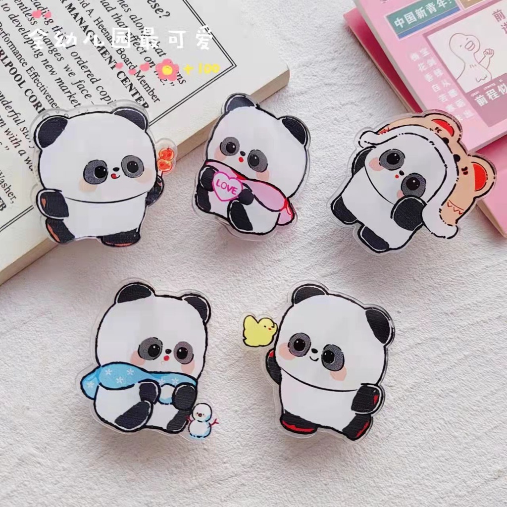 Kẹp Tóc Hình Gấu Trúc Nhỏ Nhắn Dễ Phối Đồ Thời Trang 2022