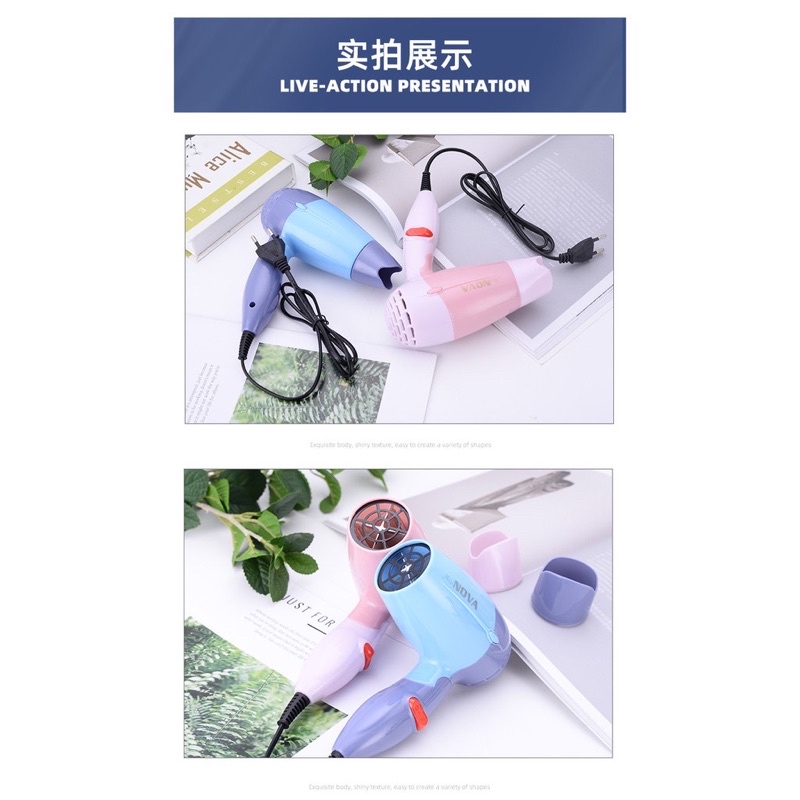 Máy sấy tóc mini tiện dụng đi du lịch hay tại nhà