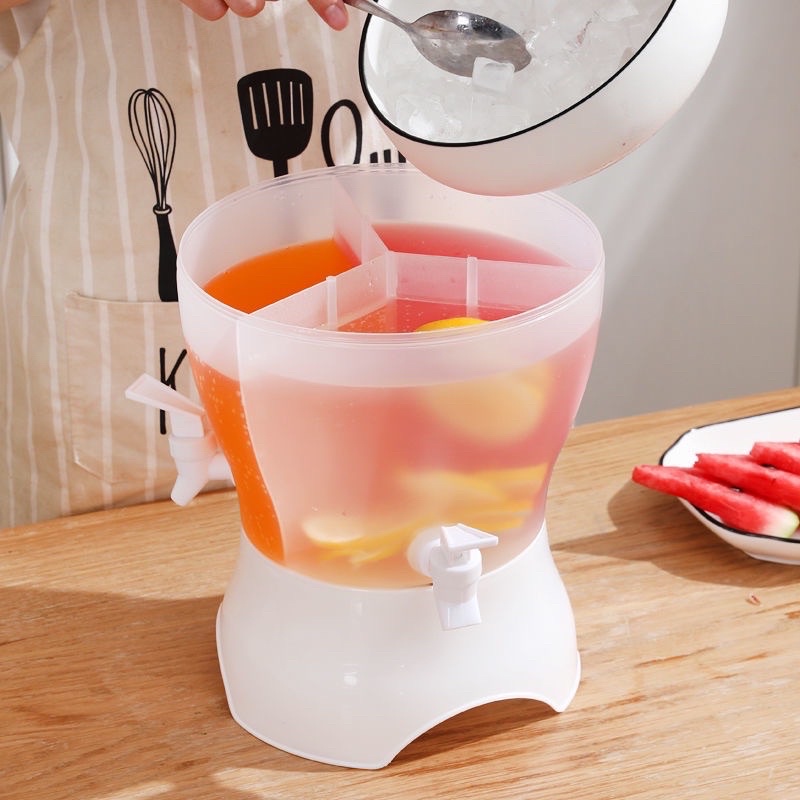 BÌNH ĐỰNG NƯỚC CHIA NGĂN XOAY CÓ VÒI BƠM MẪU MỚI 2022.