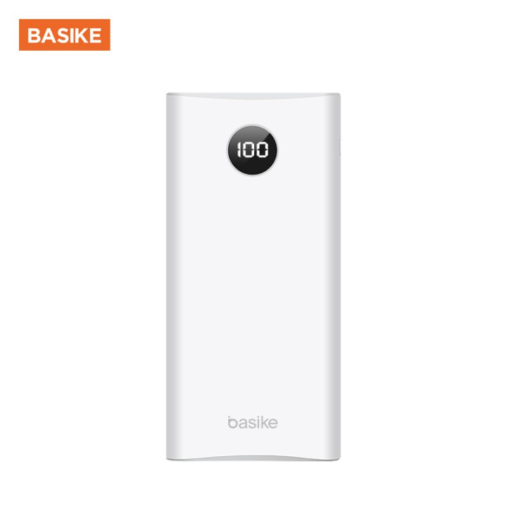 Sạc Dự Phòng Basike PT201 Dung Lượng 20000mah Màn Hình LED Kèm Dây Cáp Sạc