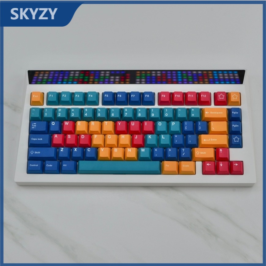 129 Phím Panels Keycap Cherry Profile PBT Thuốc nhuộm phụ Bàn phím cơ Keycap