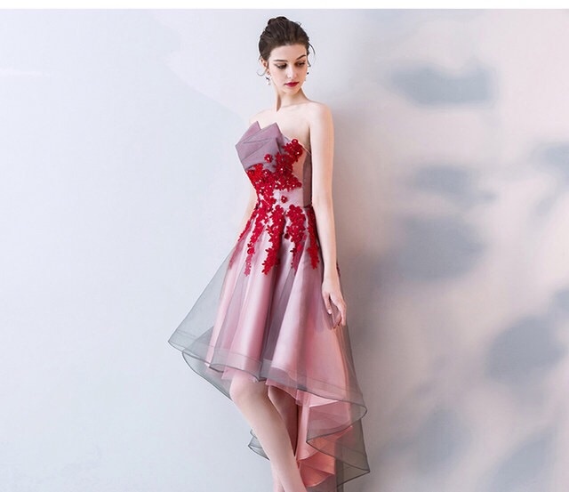 Đầm đuôi tôm phối hoa