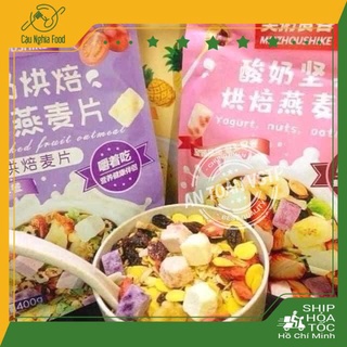 Ngũ Cốc Trái Cây Sữa Chua - 1 Gói Ngũ Cốc Ăn Kiêng 400g ( Sẵn Hàng HCM )