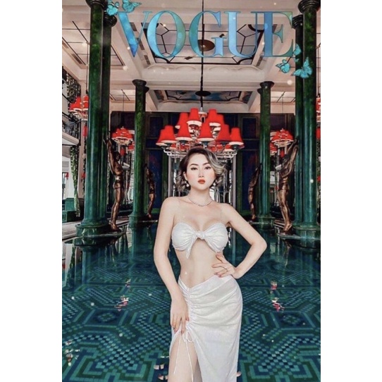 [ FROM CHUẨN ] Bikini áo tắm 2mảnh kèm quây hàng có sẵn