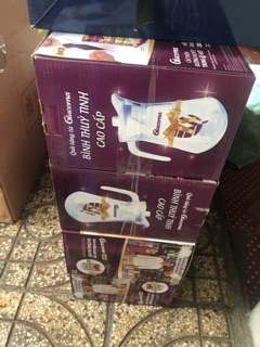 BÌNH THUỶ TINH CÓ NẮP GLUCERNA CAO CẤP