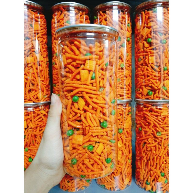 sỉ 10 hủ pet 300gr bim que tuổi thơ